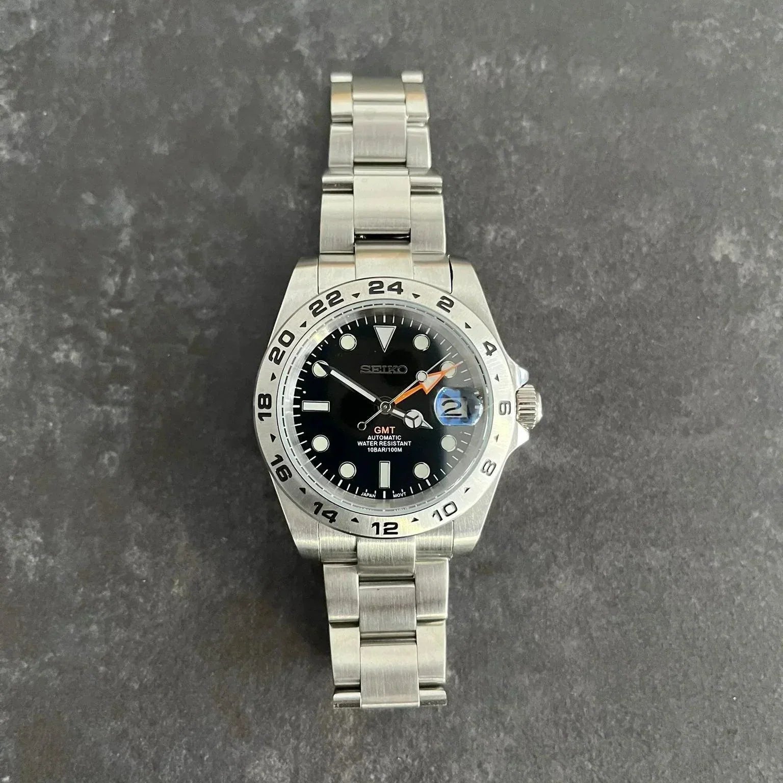 Stilfull GMT Klokke | Rustfritt Stål Klokke | KLOKKEMODS